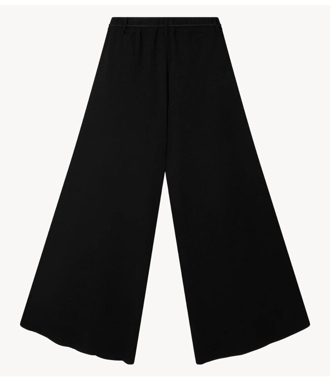 10DAYS Broek wide leg pants crepe black