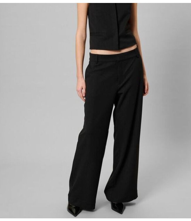 My Essential Wardrobe Broek MWReece Wide Pant Black Long