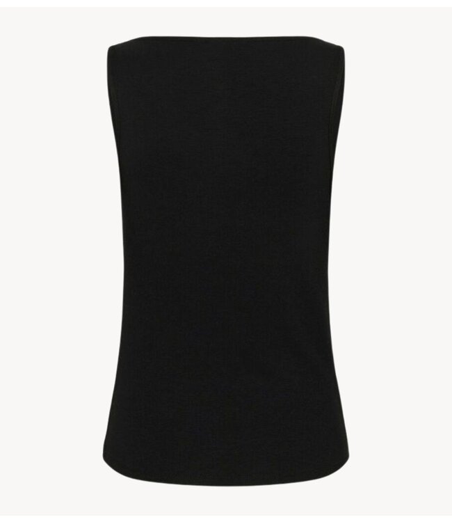 My Essential Wardrobe Top MWGiggo Waterfall Top Black