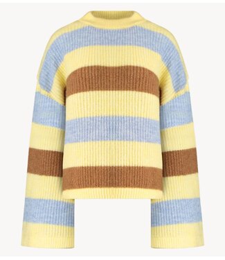 HARPER & YVE Trui ALEX-JU Multi Stripe Yellow