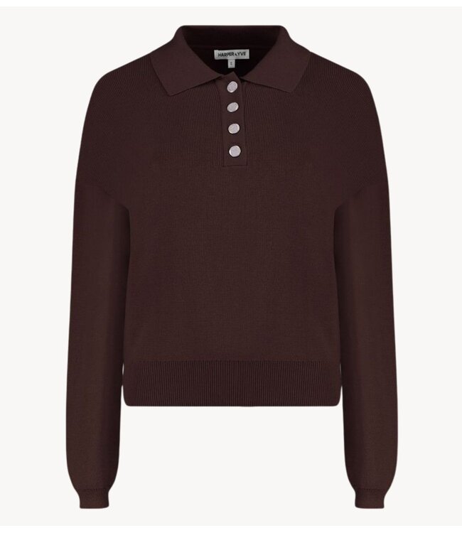 HARPER & YVE Top BOBBY-LS Fudge