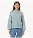 Y.A.S Trui YASBRIDA LS WOOL BLEND KNIT PULLOVER Silver Blue