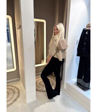 Attire Jas cape Milano beige trenchcoat