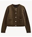 Copenhagen Muse Vest CMCOLETTE-CARDIGAN Dark Olive