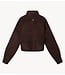 10DAYS Trui cropped knit turtleneck deep wine