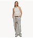 10DAYS Top tank top rib embro light grey melee