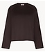 Studio Anneloes Trui Djoeke scuba sweater espresso