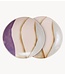 HKLIVING Bord 70s ceramics: side plates, valley (set of 2)