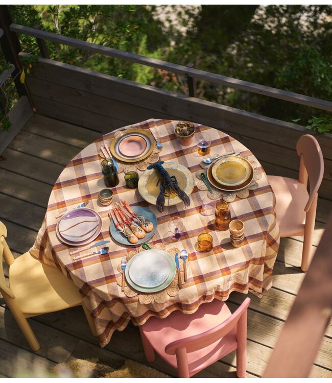 HKLIVING Bord 70s ceramics: side plates, valley (set of 2)