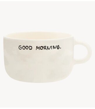 Anna+Nina Mok Good Morning Cappuccino Mug White essential