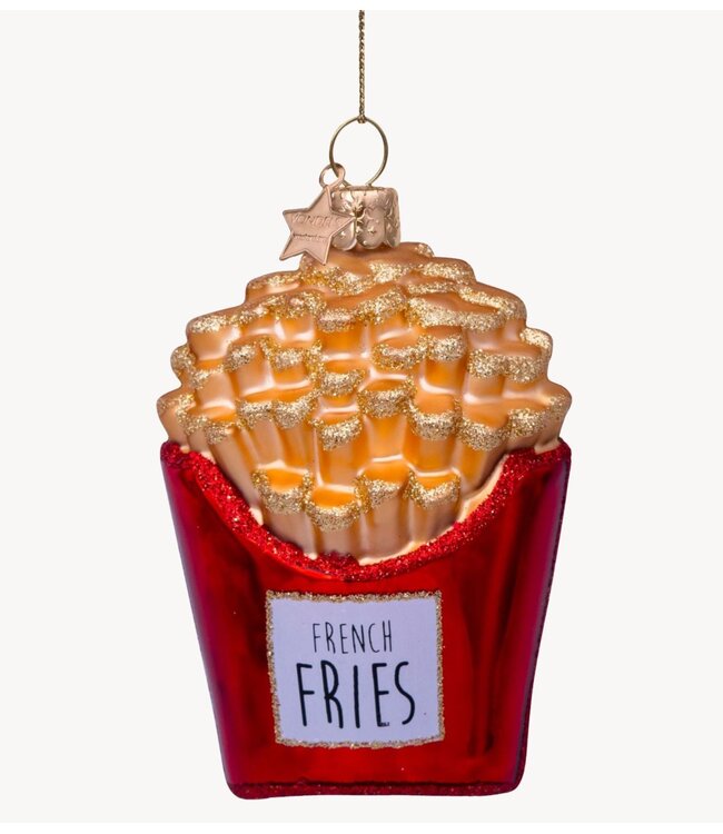 Vondels Ornament glass French fries