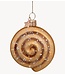 Vondels Ornament glass brown matt cinnamon roll