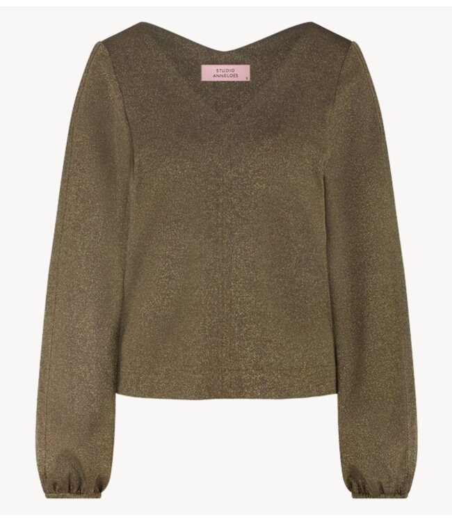 Studio Anneloes Top Claudina sparkle top gold