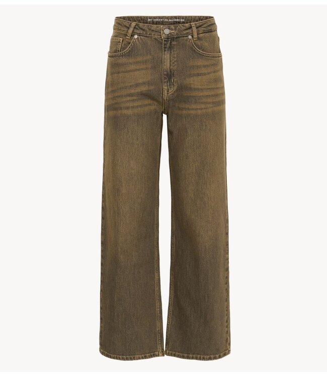 My Essential Wardrobe Broek MWLouis 139 High Wide Amber Retro 34