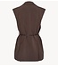 Y.A.S Gilet YASSHIMMA WAISTCOAT Chocolate Brown