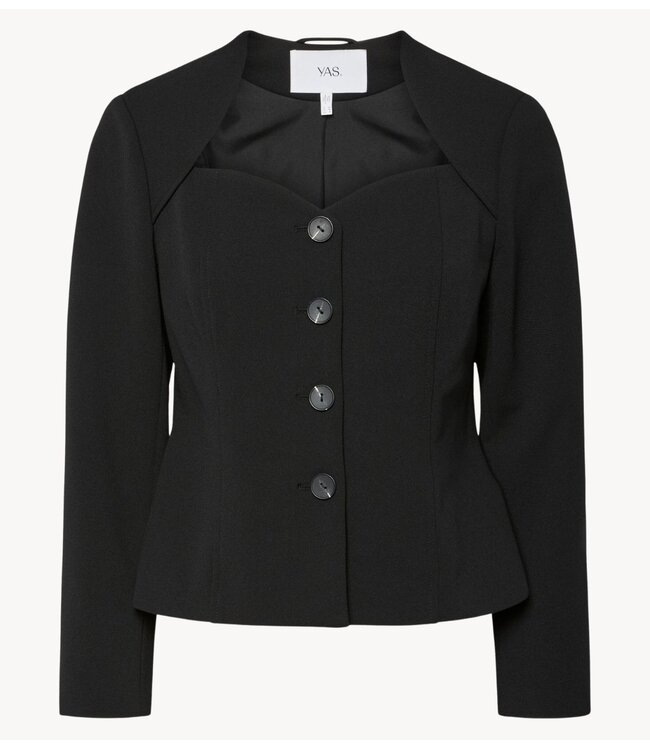 Y.A.S Top YASFAVO 7/8 BLAZER TOP Black