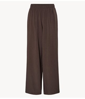 Y.A.S Broek YASSSHIMMA MW PANT Chocolate Brown
