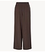 Y.A.S Broek YASSSHIMMA MW PANT Chocolate Brown