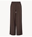 Y.A.S Broek YASSSHIMMA MW PANT Chocolate Brown