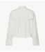 Y.A.S Blouse YASCIRU LS SHORT STUDDED SHIRT Star White