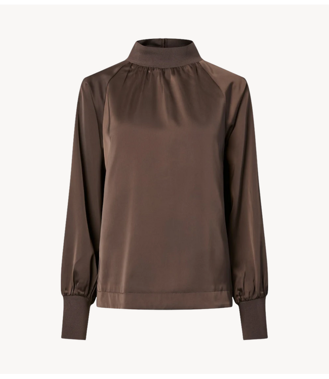 Y.A.S Top YASPELANA LS TOP Chcolate Brown