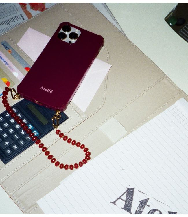 Ateljé Telefoonkoord  Short Cherry on top cord