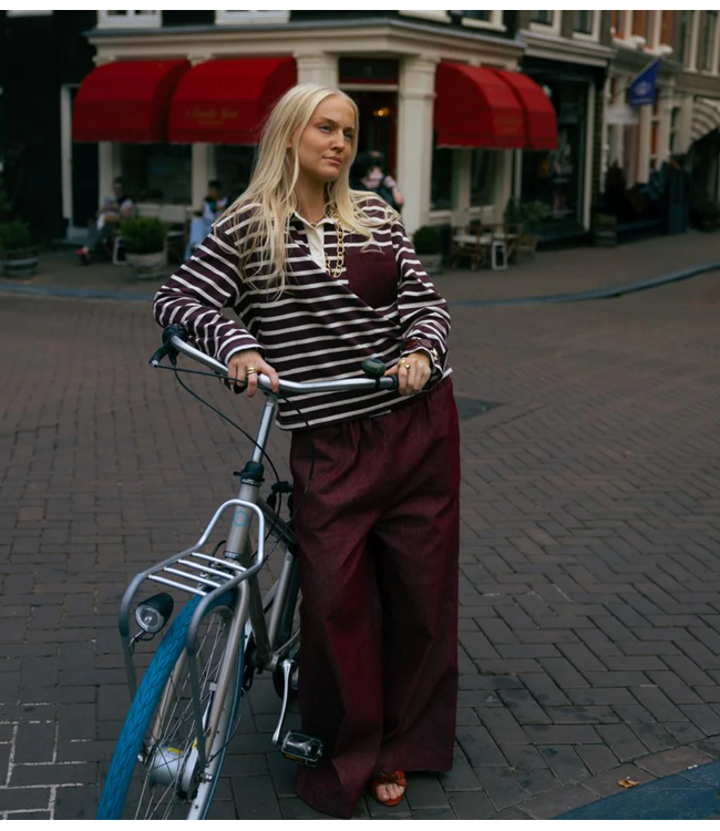 Attire Polo bordeaux