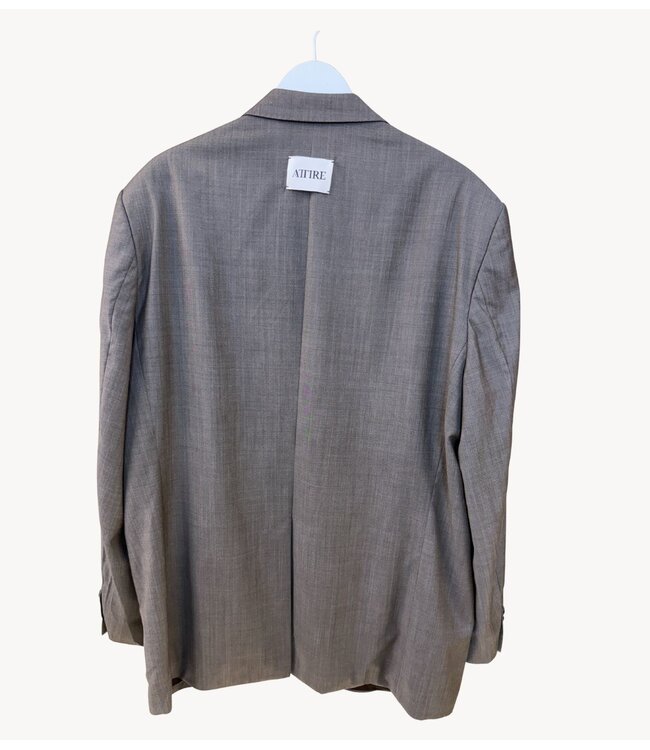 Attire Blazer designer zakje Grijs met gucci logo