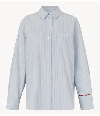 Samsøe Samsøe Blouse SALOVA POCKET SHIRT 15756 Rugby Blue St.