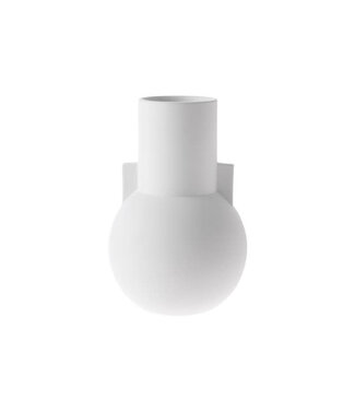 HKLIVING Vaas matt white vase S