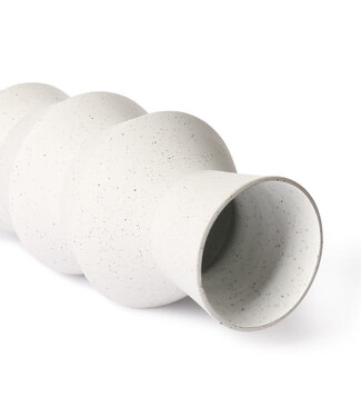 HKLIVING Vaas speckled clay vase angular m