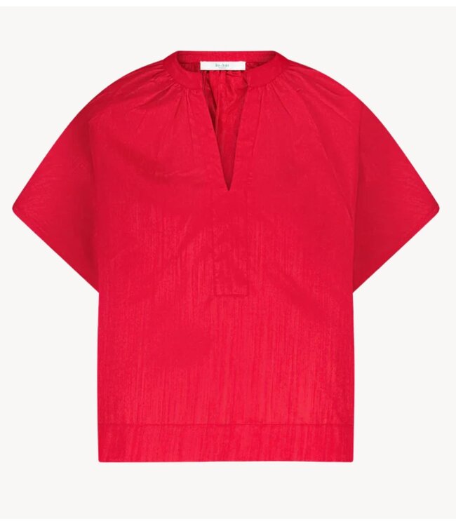 BY-BAR Blouse vina festive blouse lipstick