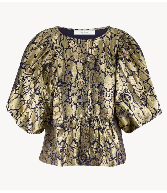 BY-BAR Blouse avelon festive blouse gold