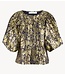BY-BAR Blouse avelon festive blouse gold