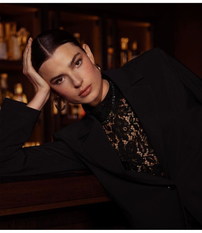 Studio Anneloes Top Veda lace top black