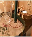 Anna+Nina Kaarsenhouder Last Christmas Maroon Candle Holder red