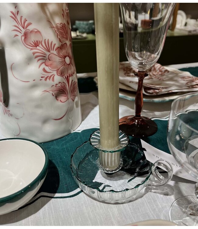 Anna+Nina Kaarsenhouder Last Christmas Forest Candle Holder green