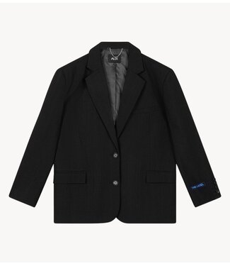 Alix The Label Blazer ladies woven structure blazer black
