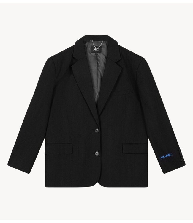 Alix The Label Blazer ladies woven structure blazer black