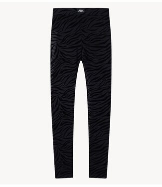 Alix The Label Legging ladies knitted zebra mesh legging black