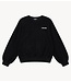 Alix The Label Trui ladies knitted terry sweater black