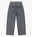 Alix The Label Broek ladies woven cutseam denim pants grey washed denim