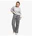 Alix The Label Broek ladies woven cutseam denim pants grey washed denim