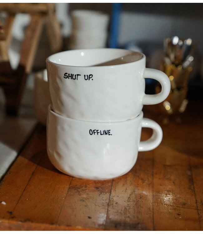 Anna+Nina Mok Shut Up Cappuccino Mug multicolour