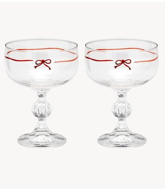 Anna+Nina Glas Bistro Cocktail Glass Set of 2 white