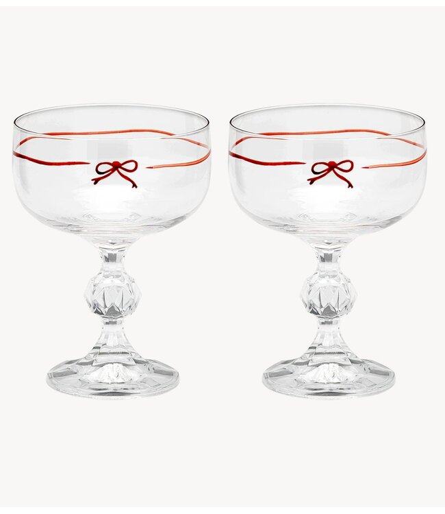 Anna+Nina Glas Bistro Cocktail Glass Set of 2 white