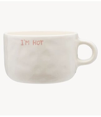 Anna+Nina Mok I'm Hot Cappuccino Mug white
