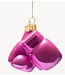 Vondels Ornament glass bubblegum pink boxing glove H8.5cm