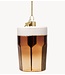 Vondels Ornament glass latte macchiato H11cm