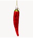 Vondels Ornament glass opal red chili pepper H11.5cm